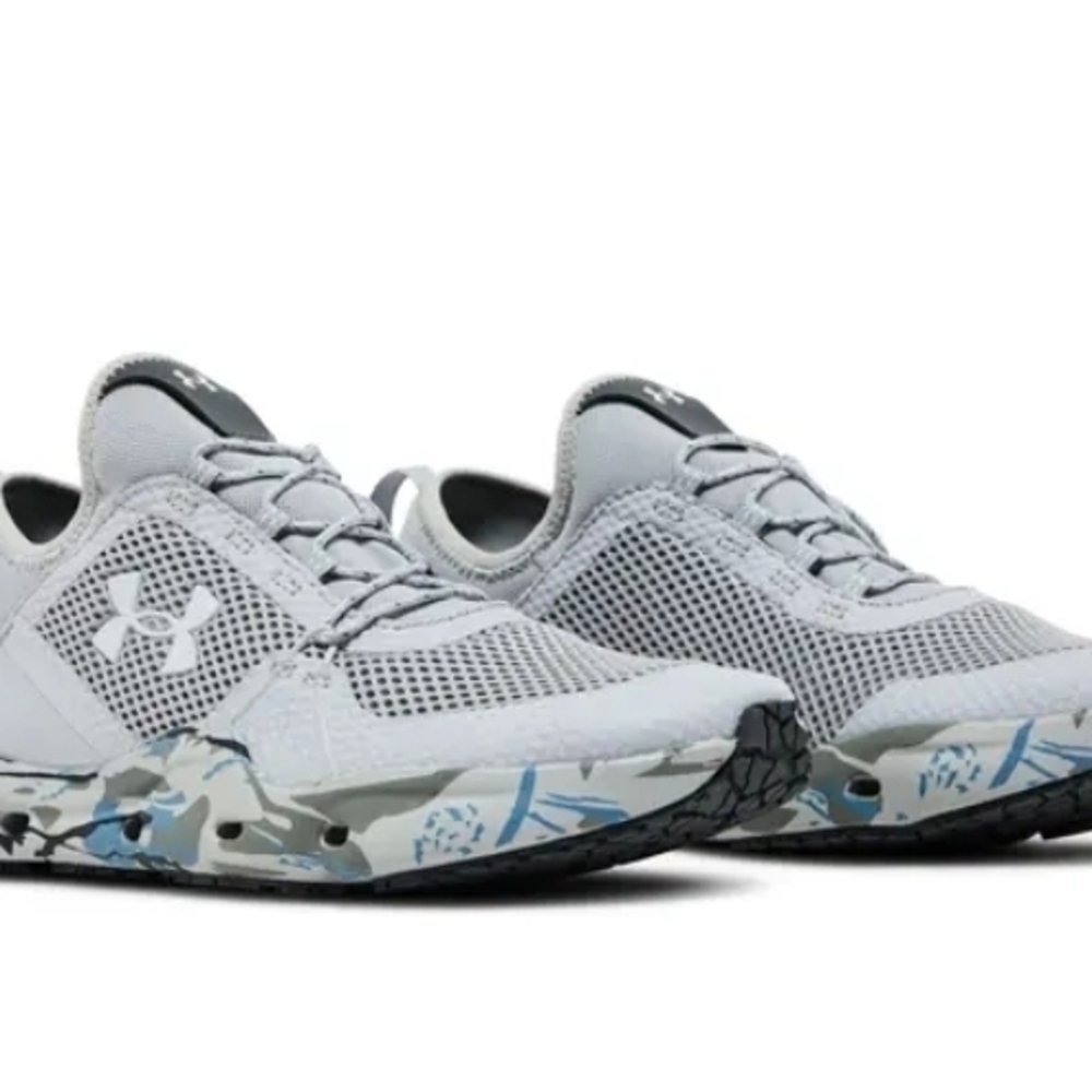 Under Armor Gray and Blue Athletic Sneakers
